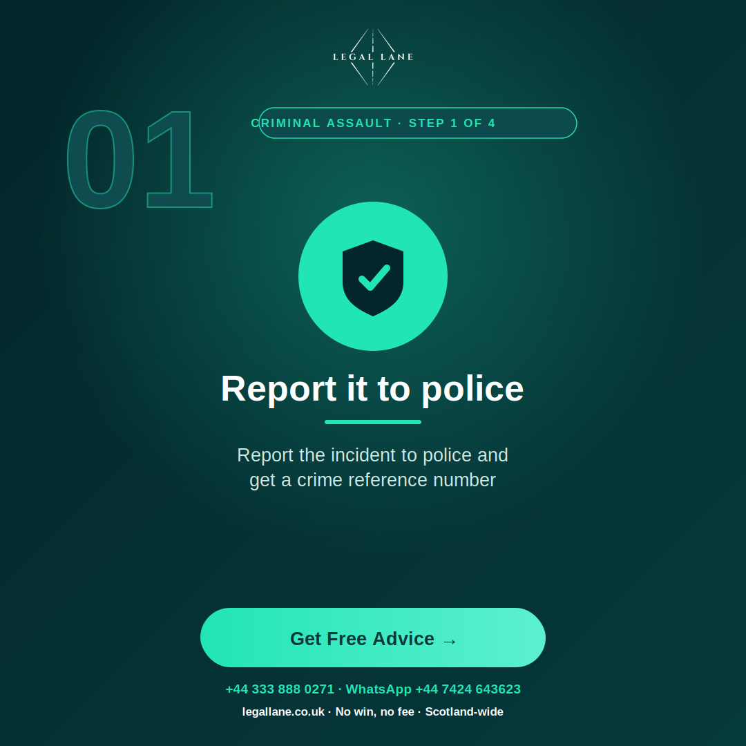 Step 1: Report the accident